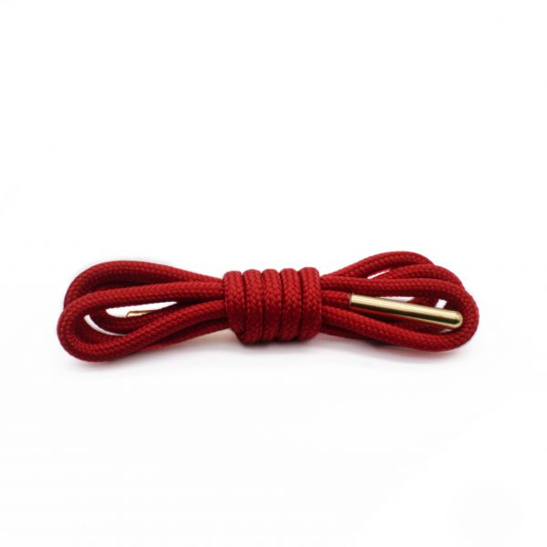 Шнурки Waxa Shop 70 см (красные, круглые)