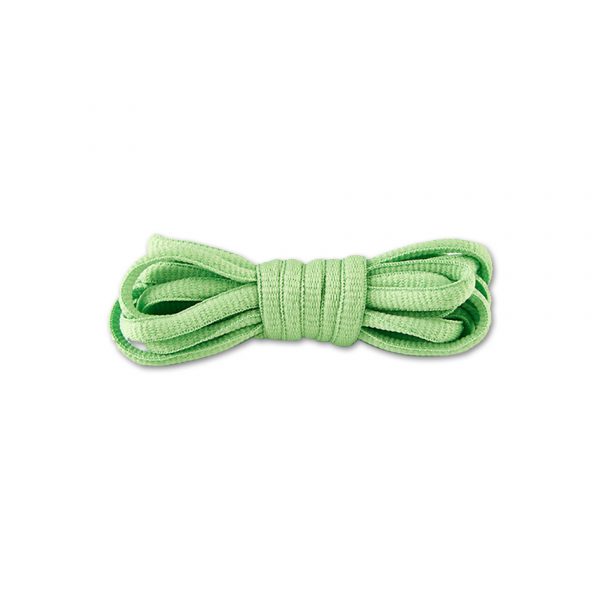 Шнурки овальные 120см — Светло зеленые