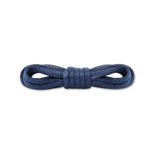 Шнурки вощеные круглые 90 см- Синие