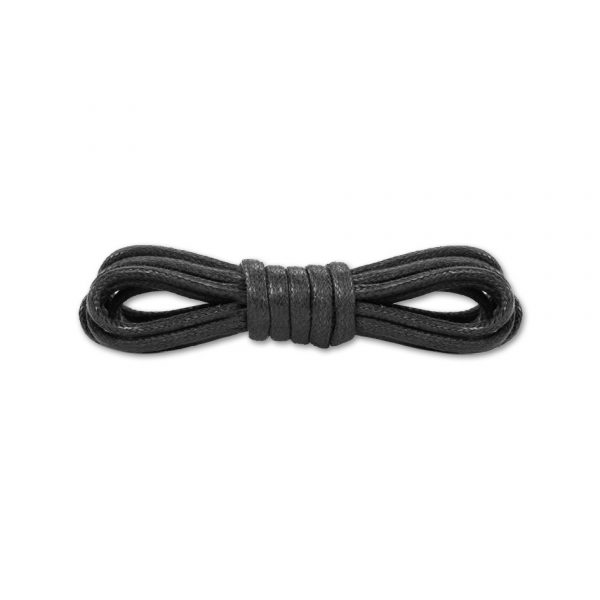 Шнурки вощеные круглые 120 см — Черные