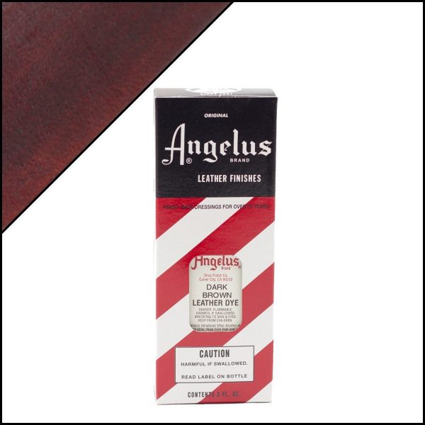 Темно-коричневый краситель для кожи Angelus Leather Dye 3 oz — Dark Brown 018
