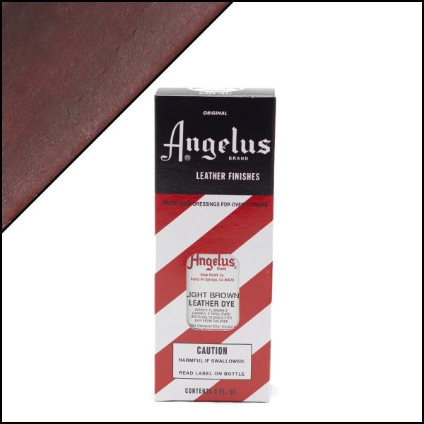 Светло-коричневый краситель для кожи Angelus Leather Dye 3 oz — Light Brown 021