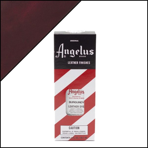 Бордовый краситель для кожи Angelus Leather Dye 3 oz — Burgundy 060