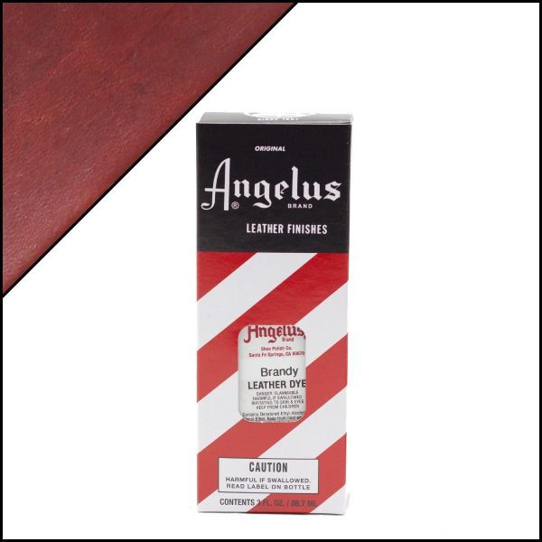 Коричневый краситель для кожи Angelus Leather Dye 3 oz — Brandy 092