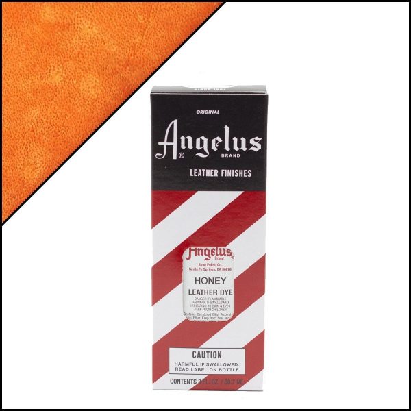 Медово-оранжевый краситель для кожи Angelus Leather Dye 3 oz — Honey 094