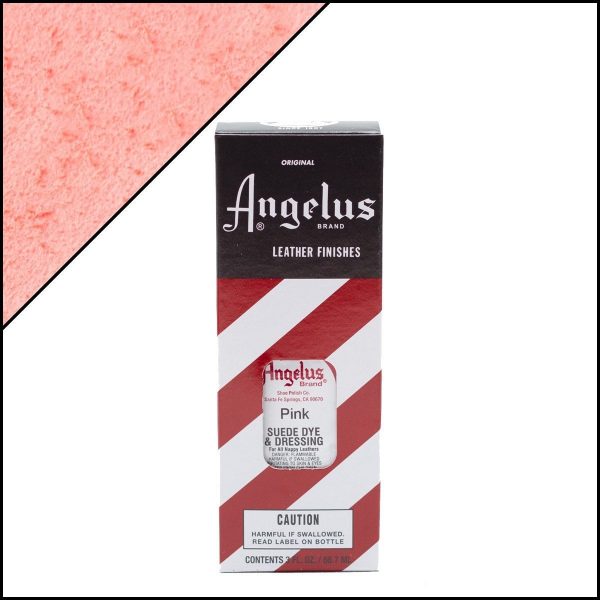 Розовая краска Angelus Suede Dye для замши и нубука 3 oz — Pink 188