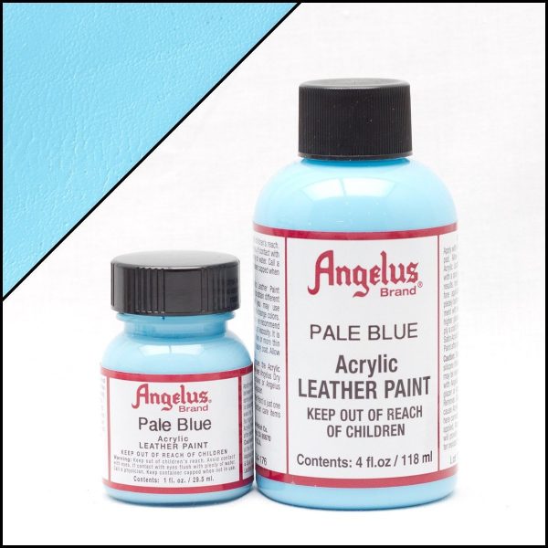 Бледно-голубая акриловая краска для обуви Angelus Acrylic 1 oz (29 мл) — Pale Blue 176