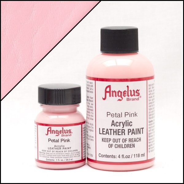 Бледно-розовая акриловая краска для обуви Angelus Acrylic 1 oz (29 мл) — Petal Pink 189
