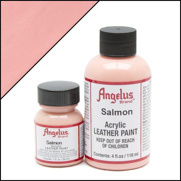 Бледно-розовая акриловая краска для обуви Angelus Acrylic 1 oz (29 мл) — Salmon 267
