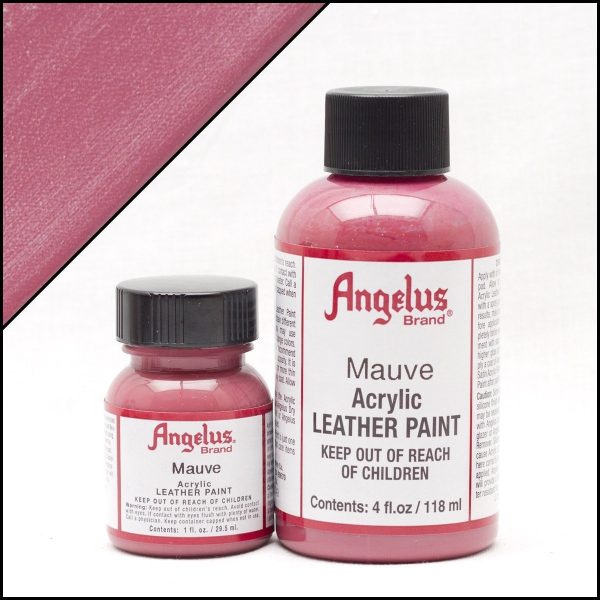 Бледно-розовая акриловая краска для обуви Angelus Acrylic 4 oz (118 мл) — Mauve 169
