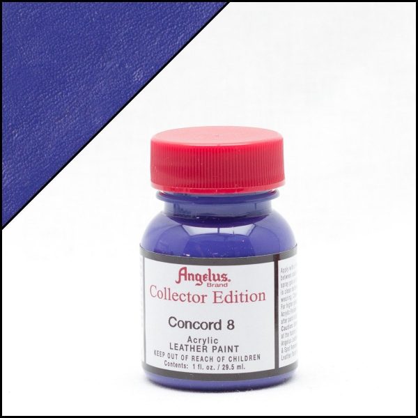 Фиолетовая акриловая краска Angelus Collector Edition для кожи 1 oz (29 мл) — Concord 8 313