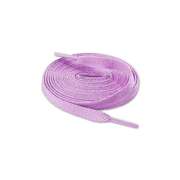 Шнурки плоские для обуви 120см — Бледно-фиолетовый
