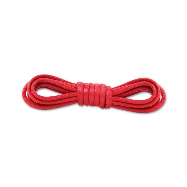 Круглые вощеные шнурки 90см- Красные
