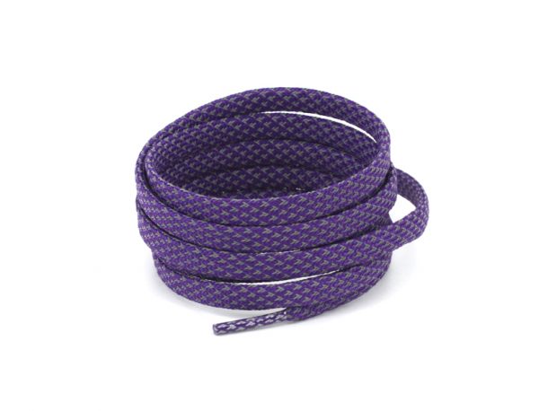 Светоотражающие шнурки плоские 120см — Фиолетовые