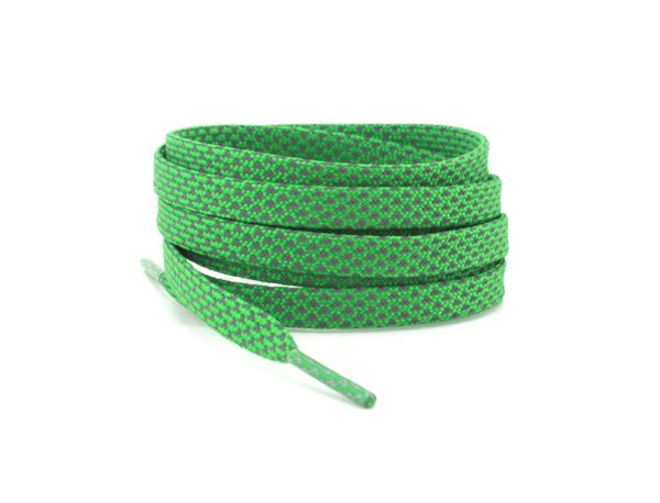 Светоотражающие шнурки плоские 120см — Зеленые, салатовые