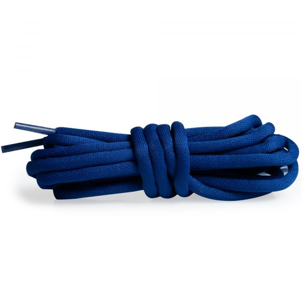 Шнурки круглые гладкие 120 см – Синий сапфир