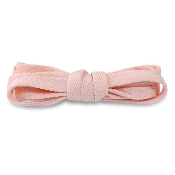 Шнурки плоские для обуви 120см — Нежно-розовые