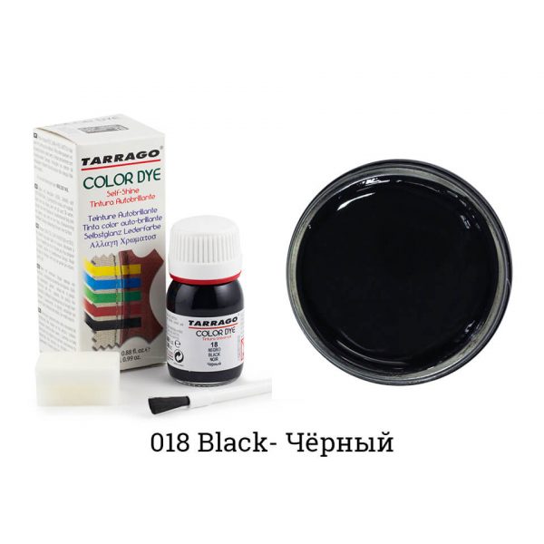 Краситель Tarrago Color Dye для кожи и текстиля, черная